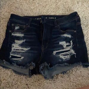 Dark blue American eagle Jean shorts